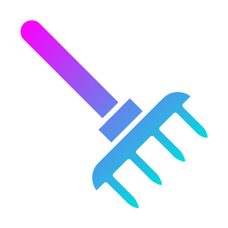 Pitchfork Vector Icon Design Illustrationのイラスト素材