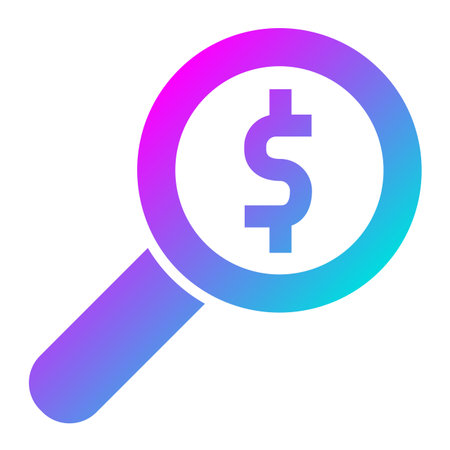 Magnifier Vector Icon Design Illustrationのイラスト素材