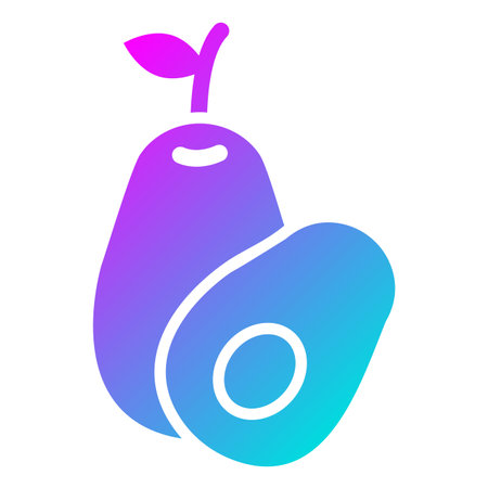 Avocado Vector Icon Design Illustrationのイラスト素材