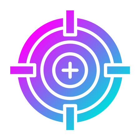 Target Vector Icon Design Illustrationのイラスト素材