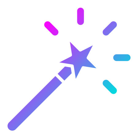 Magic wand Vector Icon Design Illustrationのイラスト素材