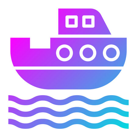Boat Vector Icon Design Illustrationのイラスト素材
