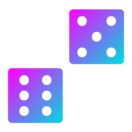 Dice Vector Icon Design Illustrationのイラスト素材