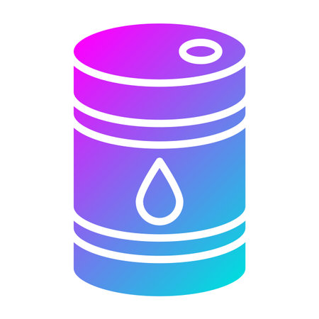 Oil barrel Vector Icon Design Illustrationのイラスト素材