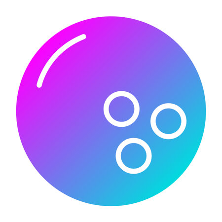 Bowling ball Vector Icon Design Illustrationのイラスト素材