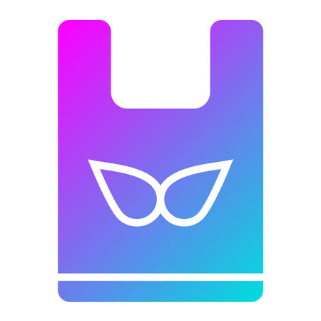 Plastic bag Vector Icon Design Illustrationのイラスト素材