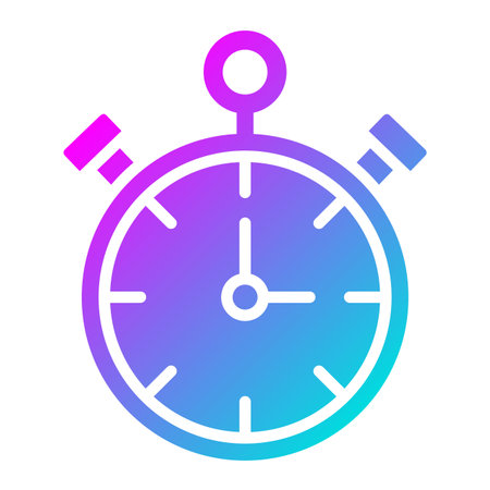 Stopwatch Vector Icon Design Illustrationのイラスト素材