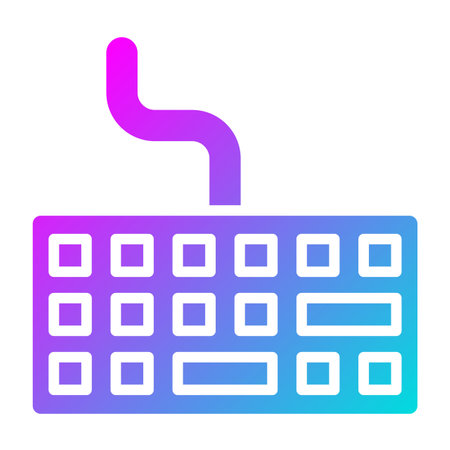 Keyboard Vector Icon Design Illustrationのイラスト素材