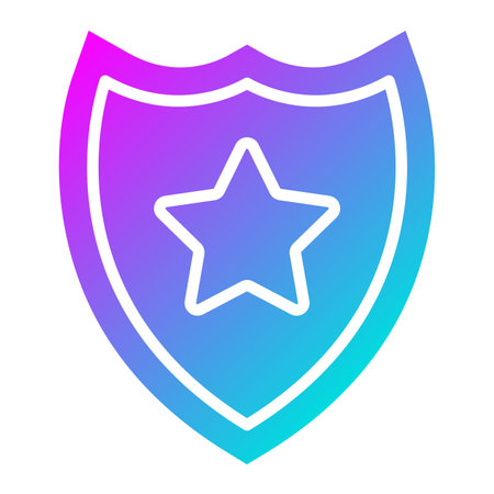 Shield Vector Icon Design Illustrationのイラスト素材