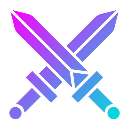Swords Vector Icon Design Illustrationのイラスト素材