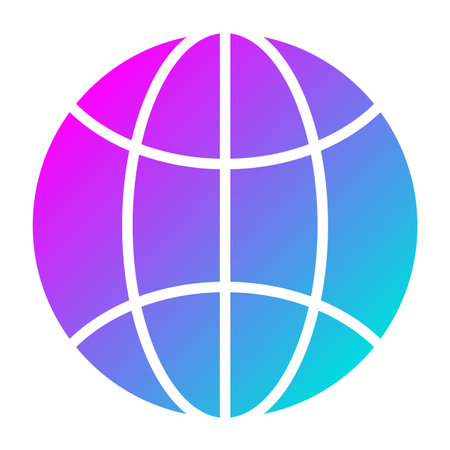 Worldwide Vector Icon Design Illustrationのイラスト素材