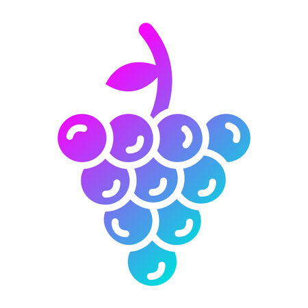 Grapes Vector Icon Design Illustrationのイラスト素材