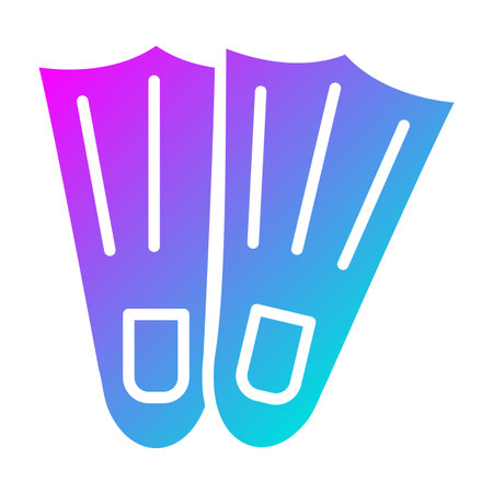 Fins Vector Icon Design Illustrationのイラスト素材