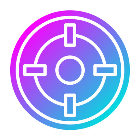 Target Vector Icon Design Illustrationのイラスト素材