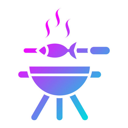 Bbq Vector Icon Design Illustrationのイラスト素材