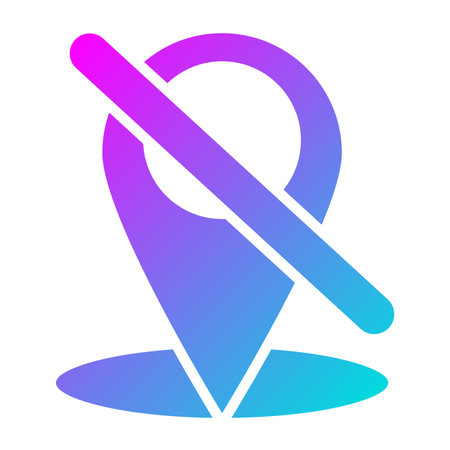 Location off Vector Icon Design Illustrationのイラスト素材