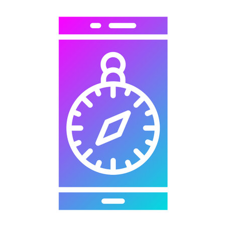 Location app Vector Icon Design Illustrationのイラスト素材