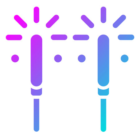 Sparkler Vector Icon Design Illustrationのイラスト素材