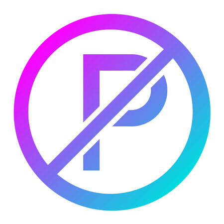 No parking Vector Icon Design Illustrationのイラスト素材