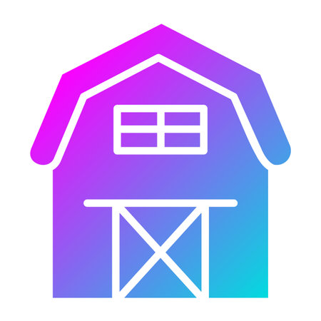 Barn Vector Icon Design Illustrationのイラスト素材