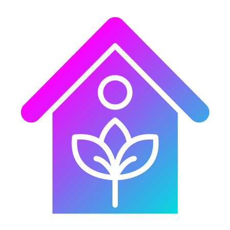 Eco house Vector Icon Design Illustrationのイラスト素材