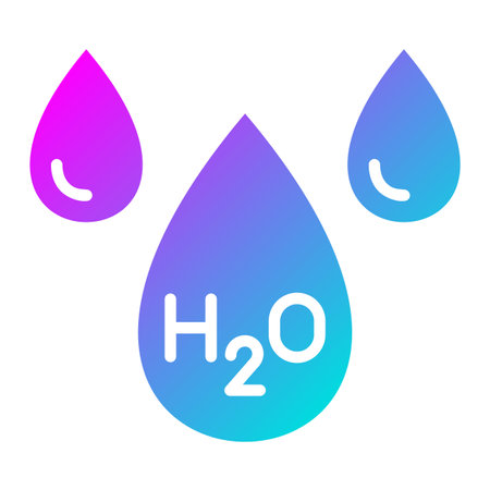 H2o Vector Icon Design Illustrationのイラスト素材
