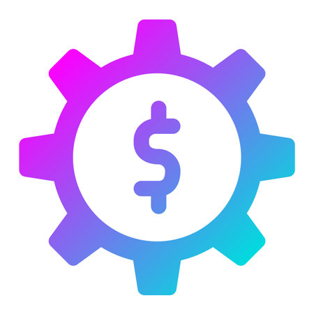 Cog wheel Vector Icon Design Illustrationのイラスト素材