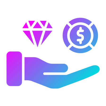 Wealth Vector Icon Design Illustrationのイラスト素材