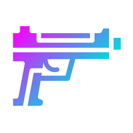Pistol Vector Icon Design Illustrationのイラスト素材