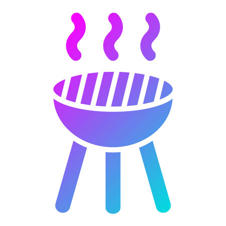 Grill Vector Icon Design Illustrationのイラスト素材