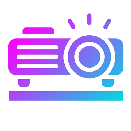Projector Vector Icon Design Illustrationのイラスト素材