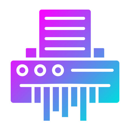 Paper Shredder Vector Icon Design Illustrationのイラスト素材