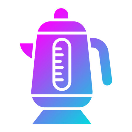 Electric Kettle Vector Icon Design Illustration
