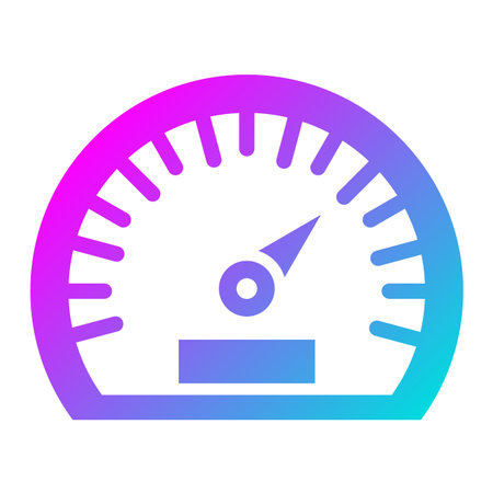Speedometer Vector Icon Design Illustration