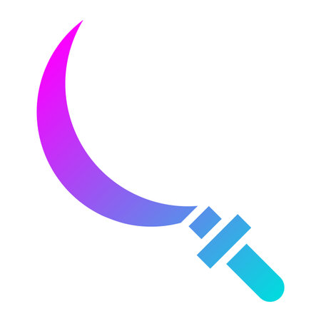 Sickle Vector Icon Design Illustrationのイラスト素材