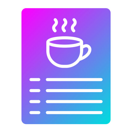 Menu Vector Icon Design Illustrationのイラスト素材