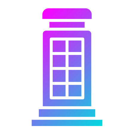 Phone booth Vector Icon Design Illustrationのイラスト素材