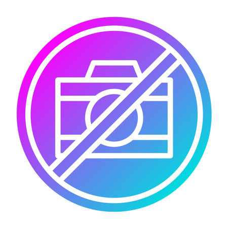 No camera Vector Icon Design Illustration