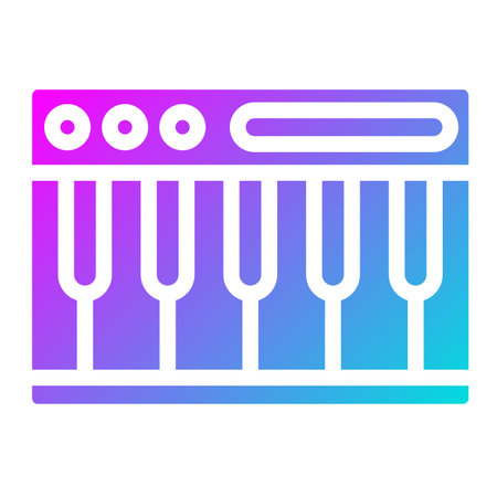 Piano Vector Icon Design Illustrationのイラスト素材