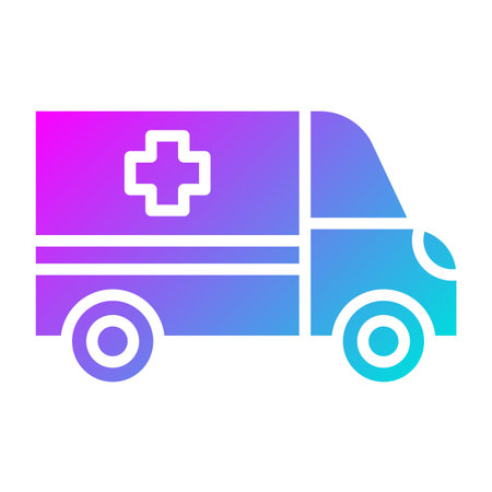 Ambulance Vector Icon Design Illustrationのイラスト素材