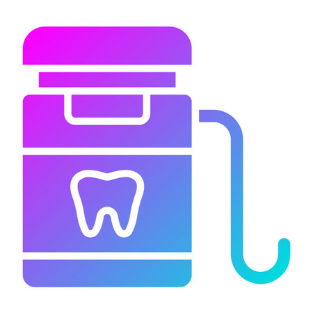 Dental Floss Vector Icon Design Illustrationのイラスト素材
