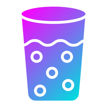 Glass Vector Icon Design Illustrationのイラスト素材