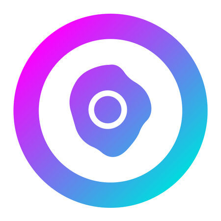 Fried Egg Vector Icon Design Illustrationのイラスト素材