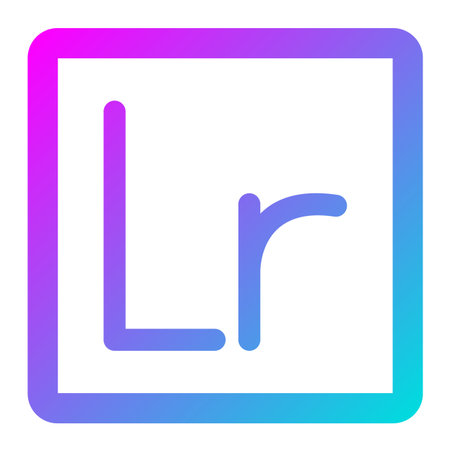Lightroom Vector Icon Design Illustrationのイラスト素材