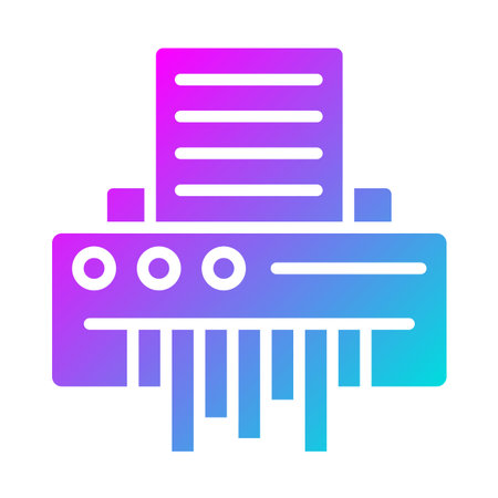 Shredder Vector Icon Design Illustration