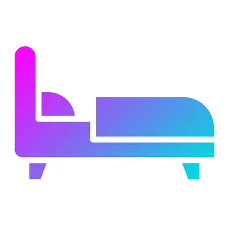 Bed Vector Icon Design Illustrationのイラスト素材