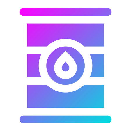 Oil Barrel Vector Icon Design Illustrationのイラスト素材