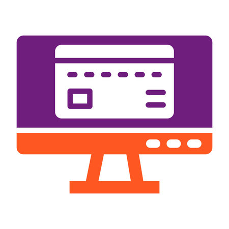 Online payment Vector Icon Design Illustrationのイラスト素材