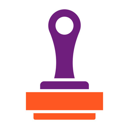 Stamp Vector Icon Design Illustrationのイラスト素材