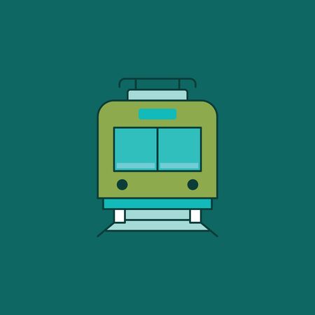 Subway rail, Subway, Vector, Subway Trainのイラスト素材